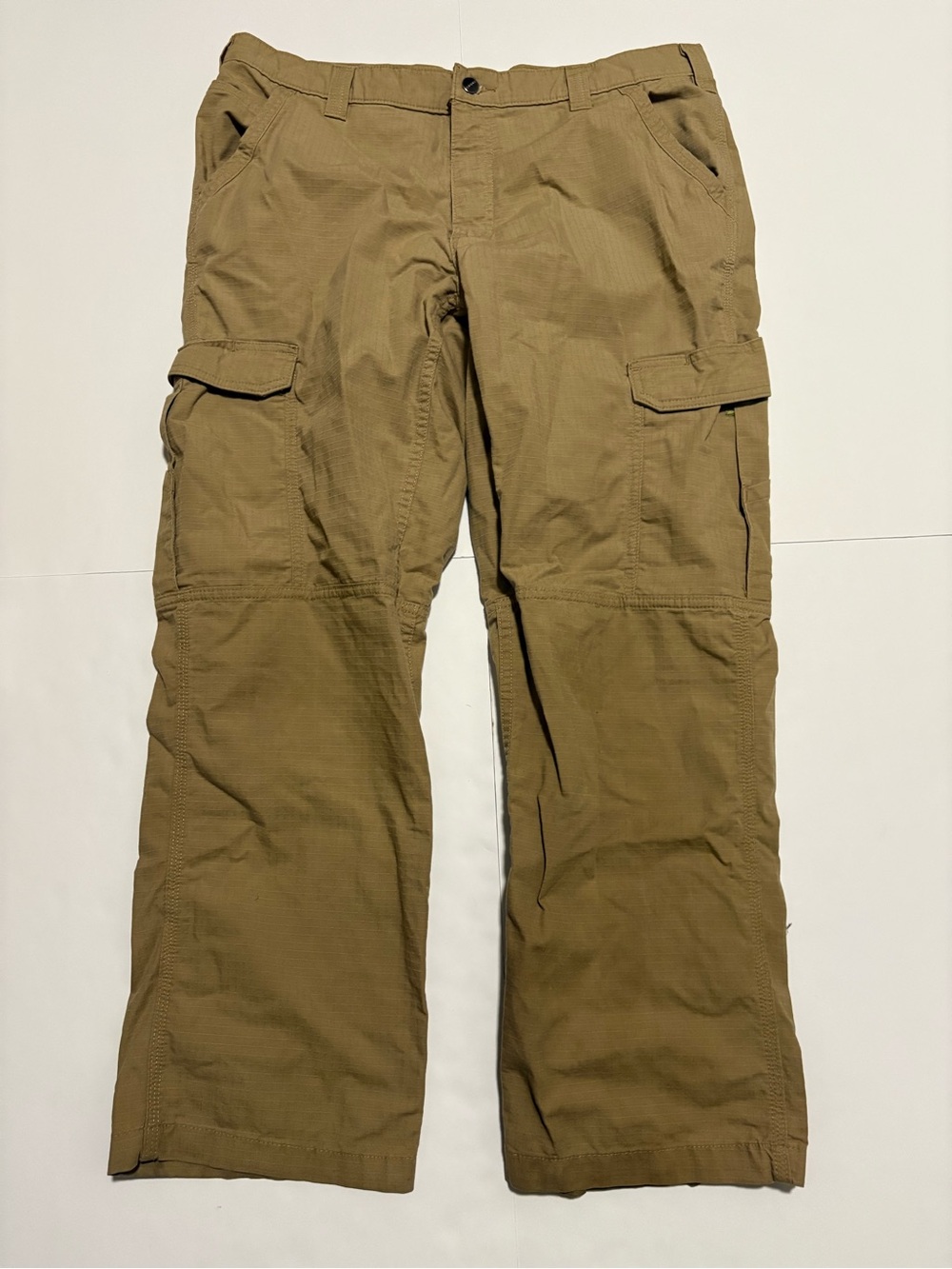 Carhartt Relaxed Fit Ripstop Cargo Pants Mens 38x30 Khaki Workwear